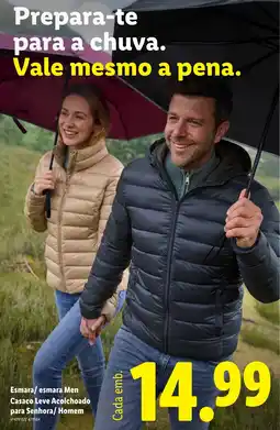 Lidl Esmara/esmara Men Casaco Leve Acolchoado para Senhora/Homem promoção