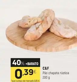Coviran C&F Pão chapata rústica promoção