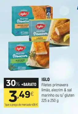 Coviran IGLO Filetes primavera limão, alecrim & sal marinho ou s/ gluten promoção