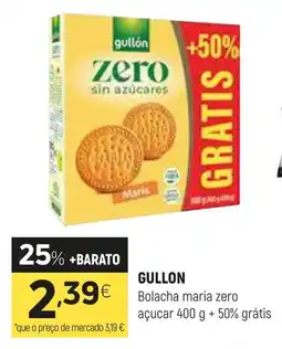 Coviran GULLON Bolacha maria zero açucar promoção