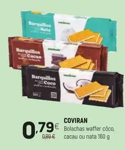 Coviran COVIRAN Bolachas waffer coco, cacau ou nata promoção