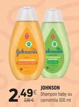 Coviran JOHNSON Shampoo baby ou camomila promoção