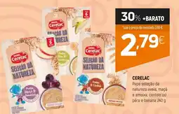 Coviran Cerelac Papa seleção da natureza aveia, maçã e ameixa, centeio ou pêra e banana promoção
