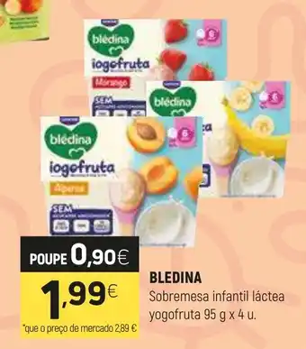 Coviran BLEDINA Sobremesa infantil láctea yogofruta promoção