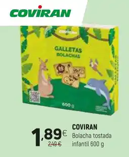 Coviran COVIRAN Bolacha tostada infantil promoção