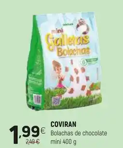Coviran COVIRAN Bolachas de chocolate mini promoção