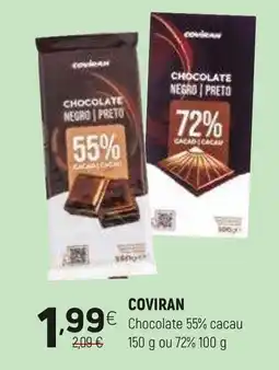 Coviran COVIRAN Chocolate 55% cacau promoção