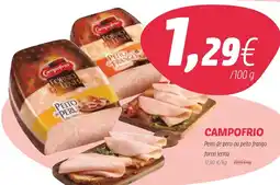 Coviran Campotrio Peito de peru ou peito frango forno lenha promoção