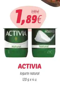 Coviran ACTIVIA logurte natural promoção