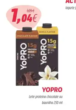Coviran YOPRO Leite proteina chocolate ou baunilha promoção