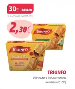 Coviran TRIUNFO Bolacha fruit e fit frutos vermelhos ou maçã canela promoção