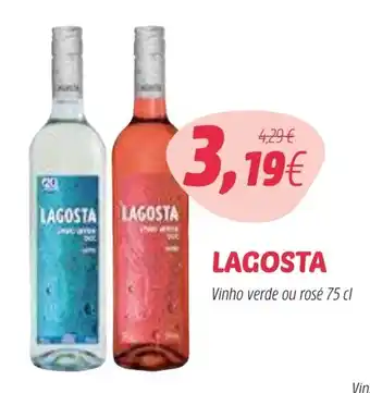 Coviran LAGOSTA Vinho verde ou rosé promoção