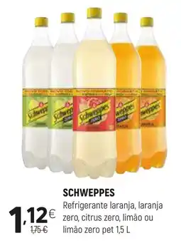 Coviran SCHWEPPES Refrigerante laranja, laranja zero, citrus zero, limão ou limão zero pet promoção