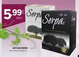 Coviran ALTO DAS SERPAS Vinho tinto ou branco promoção