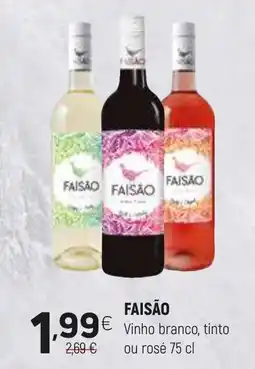Coviran FAISÃO Vinho branco, tinto ou rosé promoção