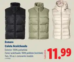 Lidl Esmara Colete Acolchoado promoção