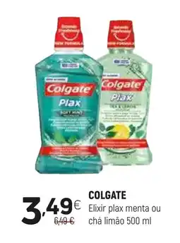 Coviran COLGATE Elixir plax menta ou chá limão promoção