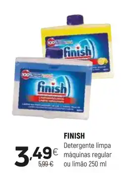 Coviran FINISH Detergente limpa máquinas regular ou limão promoção
