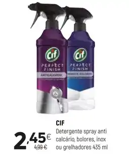 Coviran CIF Detergente spray anti calcário, bolores, inox ou grelhadores promoção