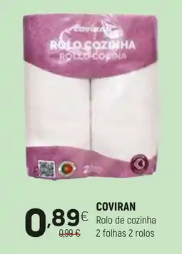 Coviran COVIRAN Rolo de cozinha 2 folhas 2 rolos promoção