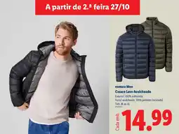 Lidl esmara Men Casaco Leve Acolchoado promoção