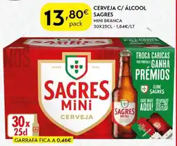 Spar Cerveja c/ álcool sagres promoção