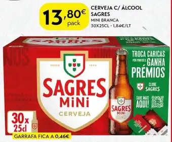 Cerveja c/ álcool sagres