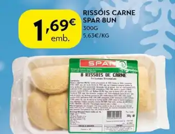 Spar Rissóis carne spar 8un promoção