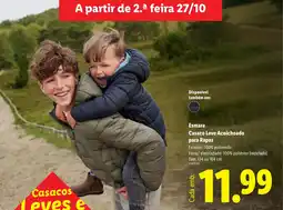 Lidl Esmara Casaco Leve Acolchoado para Rapaz promoção