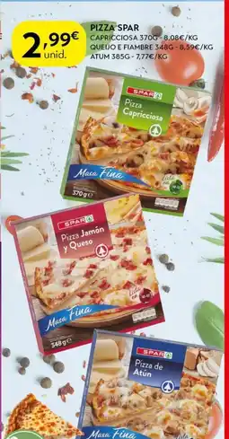 Spar Pizza spar promoção