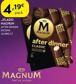 Spar Gelado magnum after dinner promoção