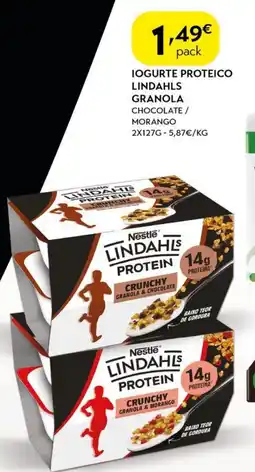 Spar Iogurte proteico lindahls granola promoção