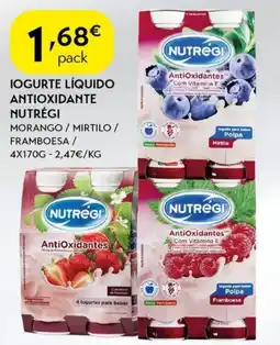 Spar Iogurte líquido antioxidante nutrégi promoção