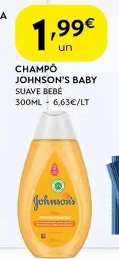 Spar Champô johnson's baby suave bebé promoção