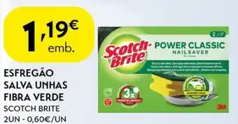 Spar Esfregão salva unhas fibra verde promoção