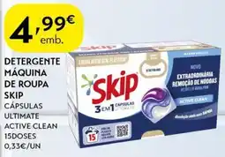 Spar Detergente máquina de roupa skip promoção