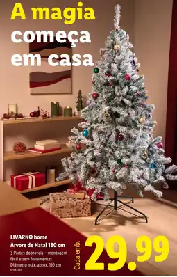 Lidl LIVARNO home Árvore de Natal 180 cm promoção