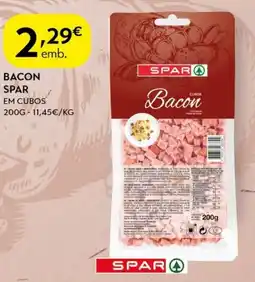 Spar Bacon spar promoção