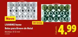 Lidl LIVARNO home Bolas para Árvore de Natal promoção
