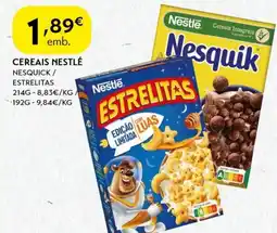 Spar Cereais nestlé nesquick / estrelitas promoção