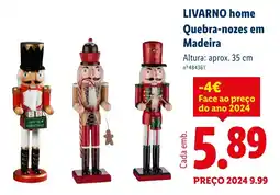 Lidl LIVARNO home Quebra-nozes em Madeira promoção