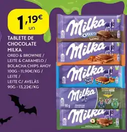Spar Tablete de chocolate milka promoção