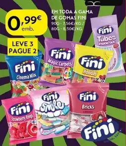 Spar Em toda a gama de gomas fini promoção