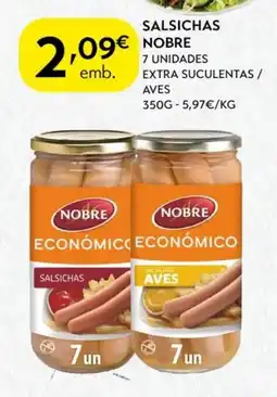 Spar Salsichas nobre promoção