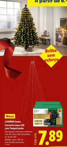 Lidl LIVARNO home Corrente Luzes LED com Temporizador promoção