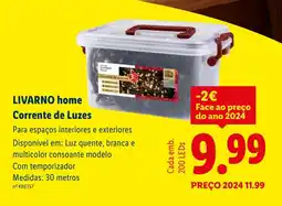 Lidl LIVARNO home Corrente de Luzes promoção