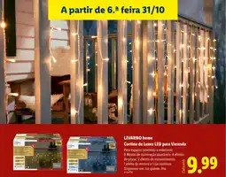 Lidl LIVARNO home Cortina de Luzes LED para Varanda promoção