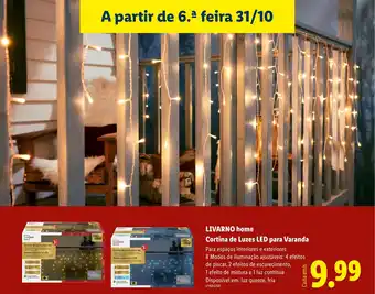 LIVARNO home Cortina de Luzes LED para Varanda