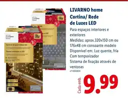 Lidl LIVARNO home Cortina/Rede de Luzes LED promoção