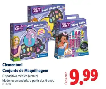 Lidl Clementoni Conjunto de Maquilhagem promoção
